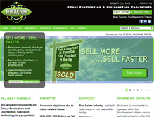 Tablet Screenshot of biosenseenvironmental.com